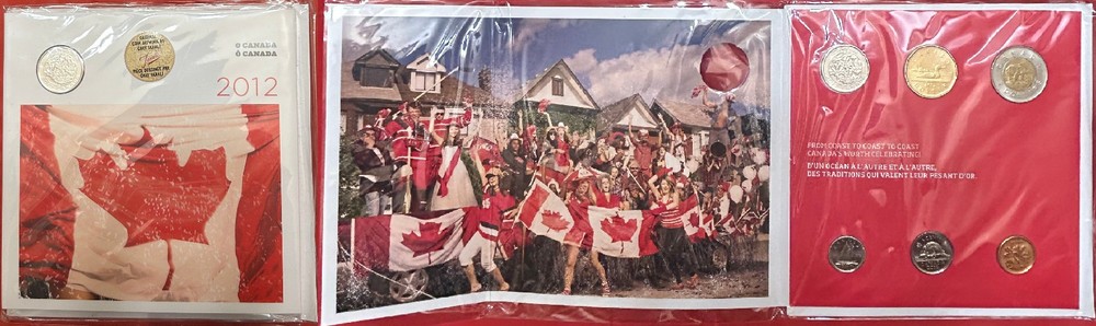 2012 O Canada Set Sealed in Folder