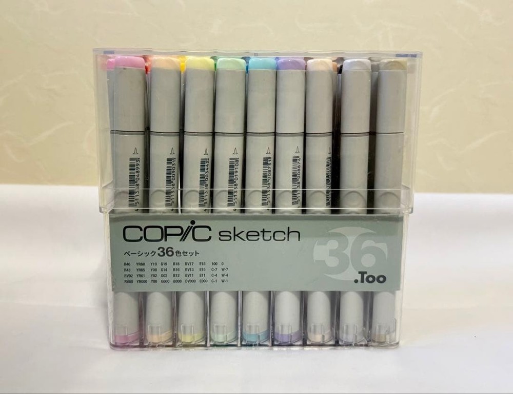 COPIC COPIC BASIC SKETCH 36 COLOR SET #87e518