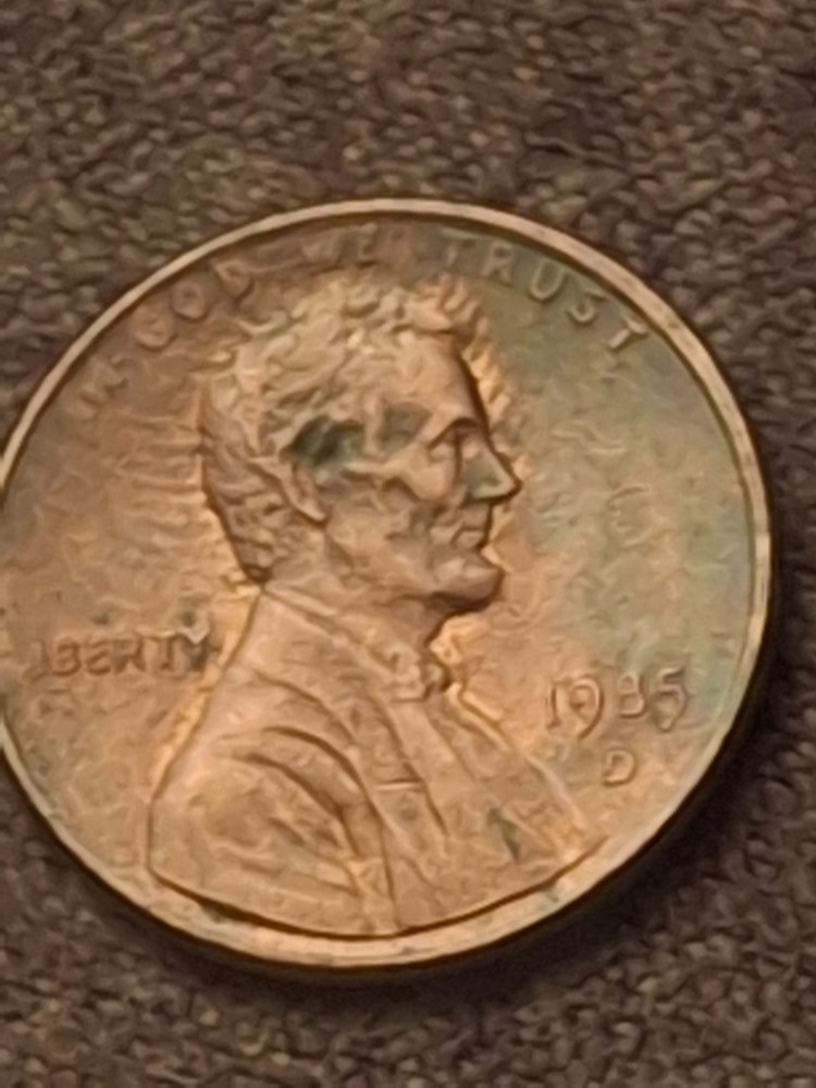 1985 D LINCOLN ERROR PENNY - "IBERTY"
