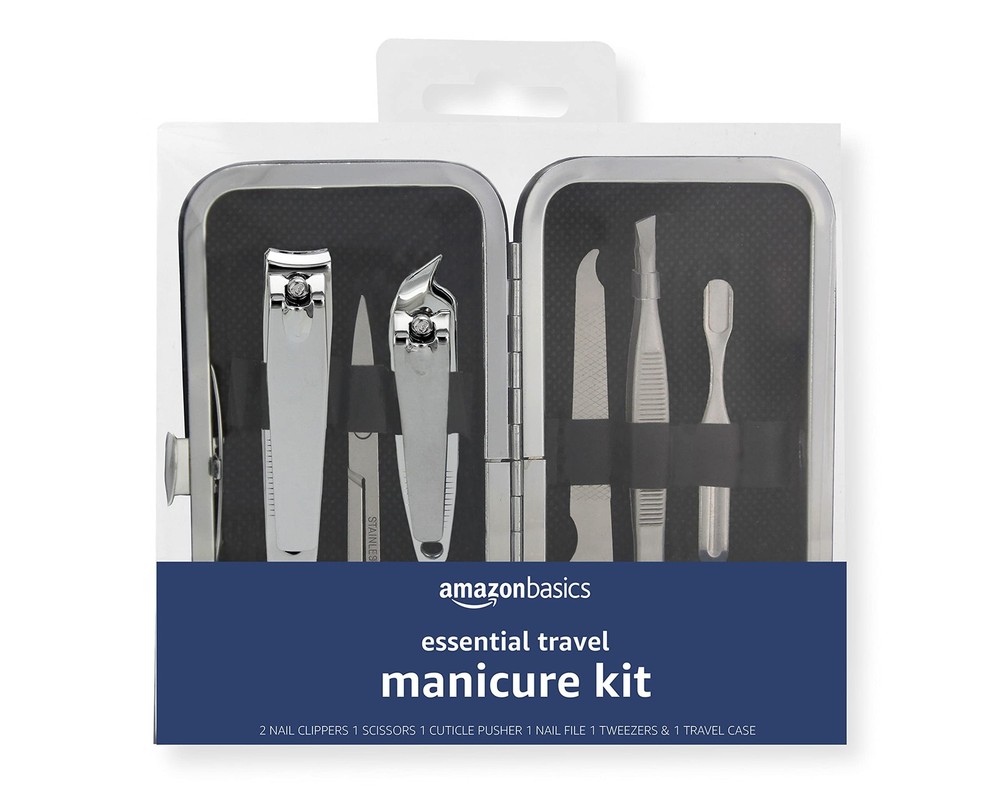 Amazon Basics 6-Piece Essential Travel Manicure Kit