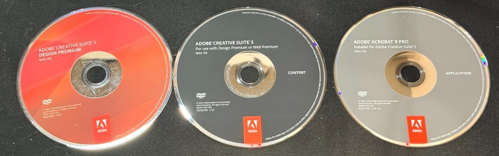 Adobe Creative Suite 5 CS5 Design Premium for Mac OS