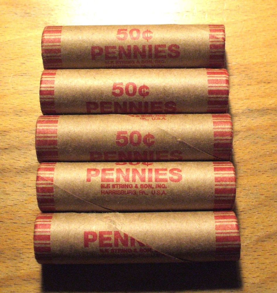 1979-P Uncirculated Lincoln Cent Roll - 5 Rolls 💥💥💥💥💥💥💥💥💥💥💥💥💥💥💥💥