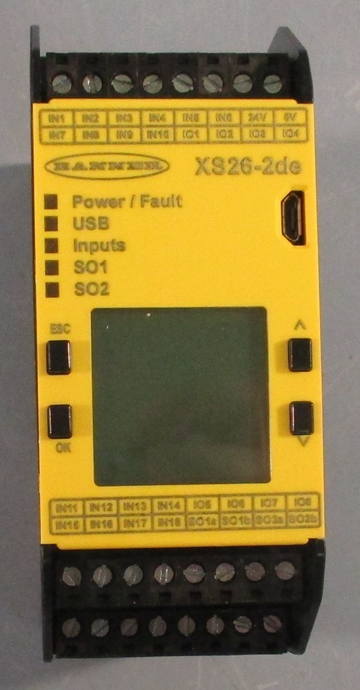 Banner XS26-2DE Expandable Safety Controller 85064 55C Max 24VDC 100mA