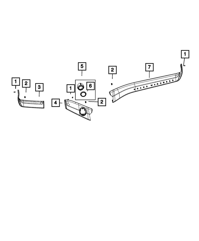 Genuine Mopar Instrument Panel Applique 7QA11AAAAA