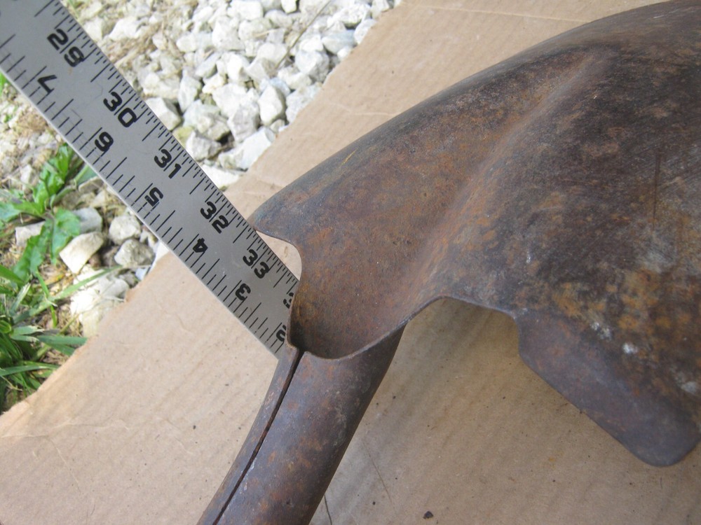 Metal Shovel no handle Rustic Original Vintage Primitive