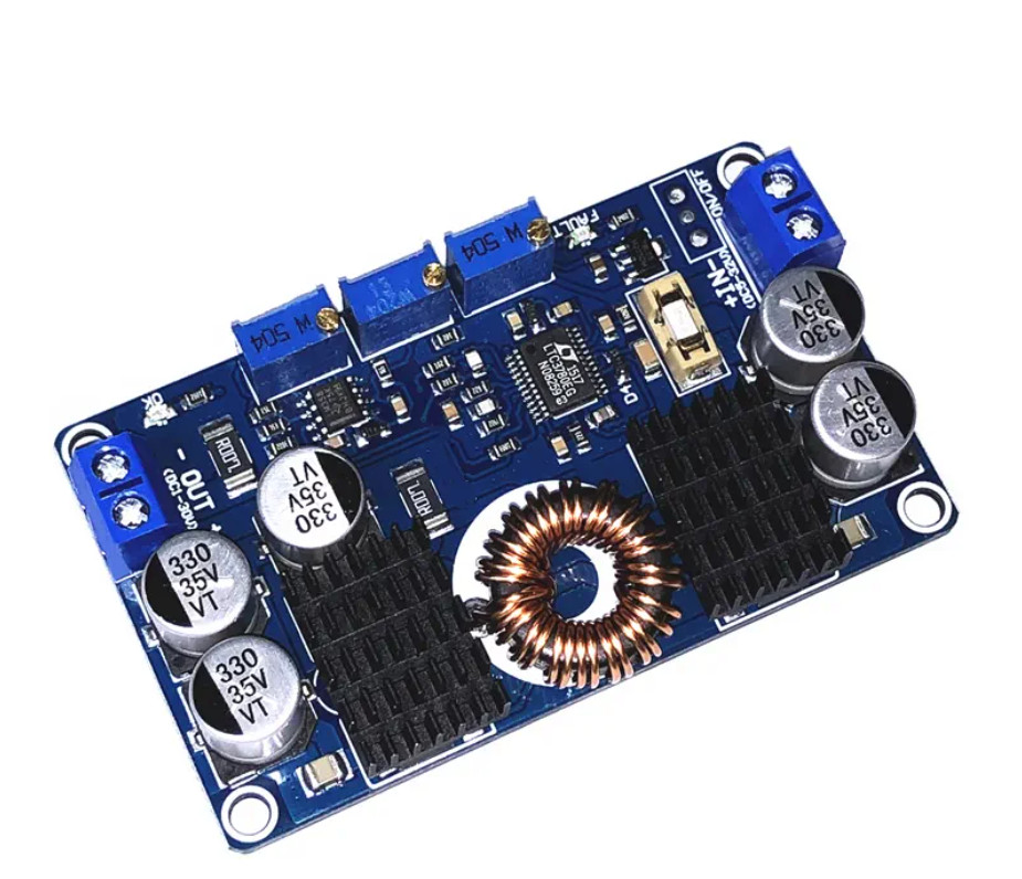 DCDC LTC3780 automatic elevating voltage solar power module ultra compact