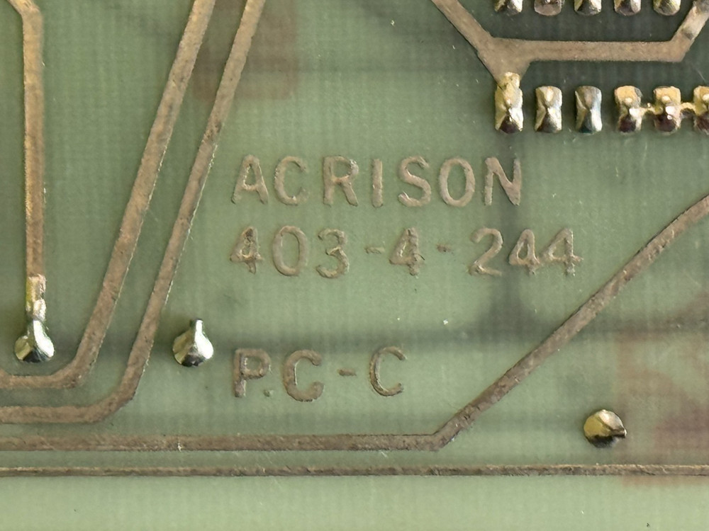 USED Acrison 403-4-244 Circuit Board