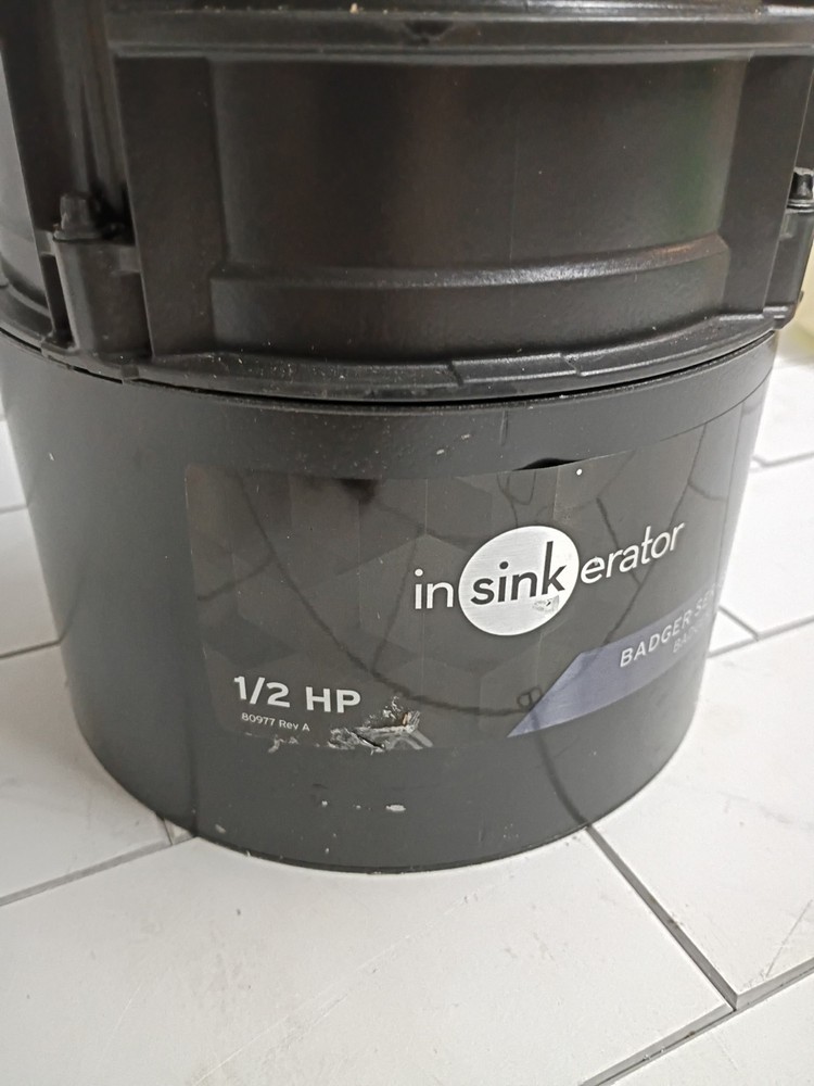InSinkErator Badger 500 Garbage Disposal See Description