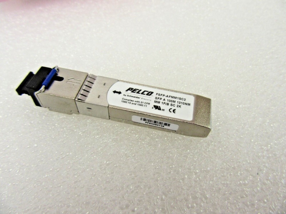 Pelco FSFP-AFMM1SC2 1 Channel FSFP Transmitter SC & SFP Connector Multi Mode