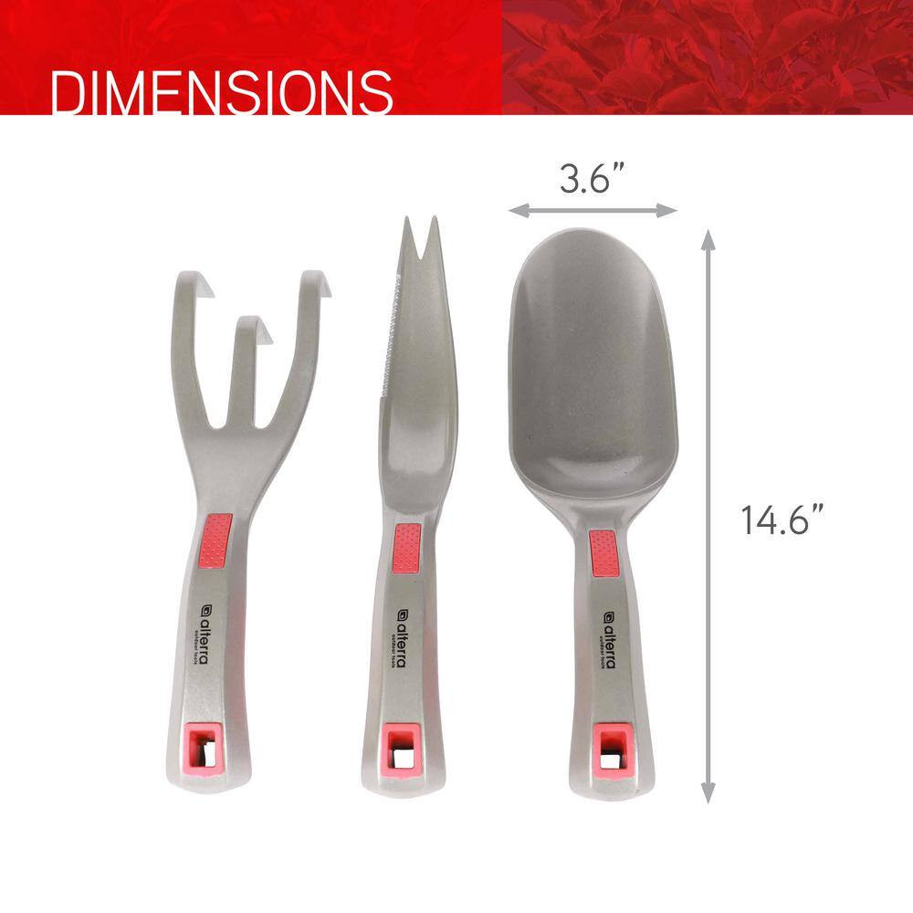 3 Piece Aluminum Hand Tool Set