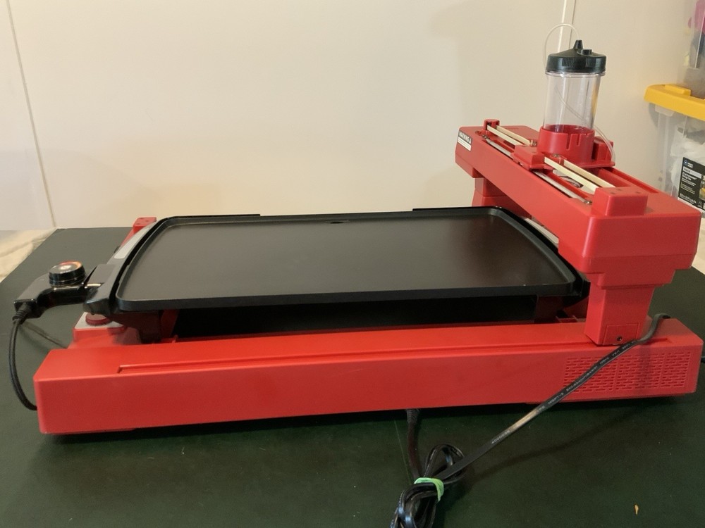 PancakeBot 1.0 Pancake Printer 3d Red WITH GRIDDLE PNKBP01RD