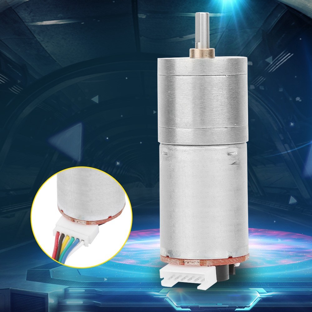 DC 12V Encoder Gear Motor High Power For Robot RC Car DIY Excellent↑