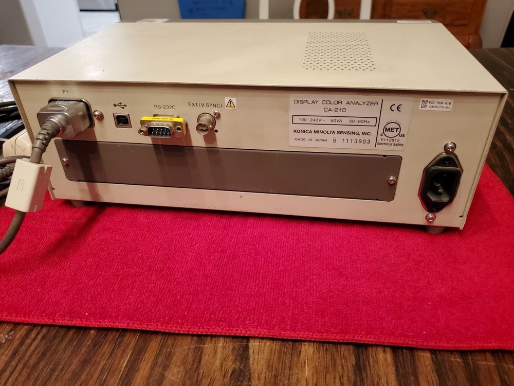 Konica Minolta CA-210 Color Analyzer With Probe - Tested & Working