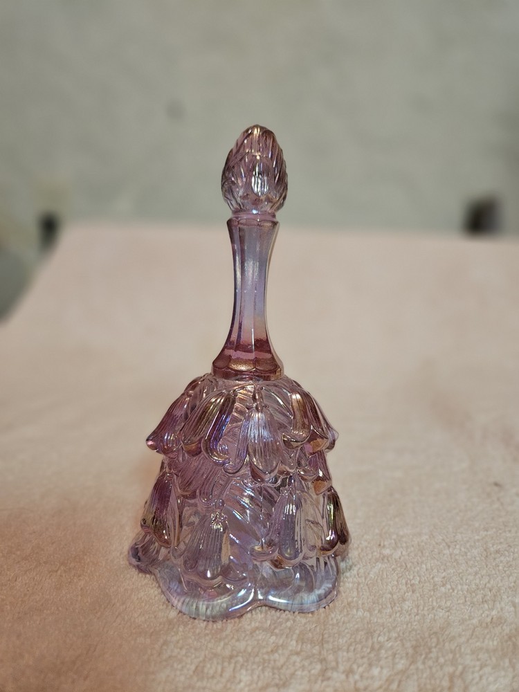 Fenton Dusty Rose Temple Bell