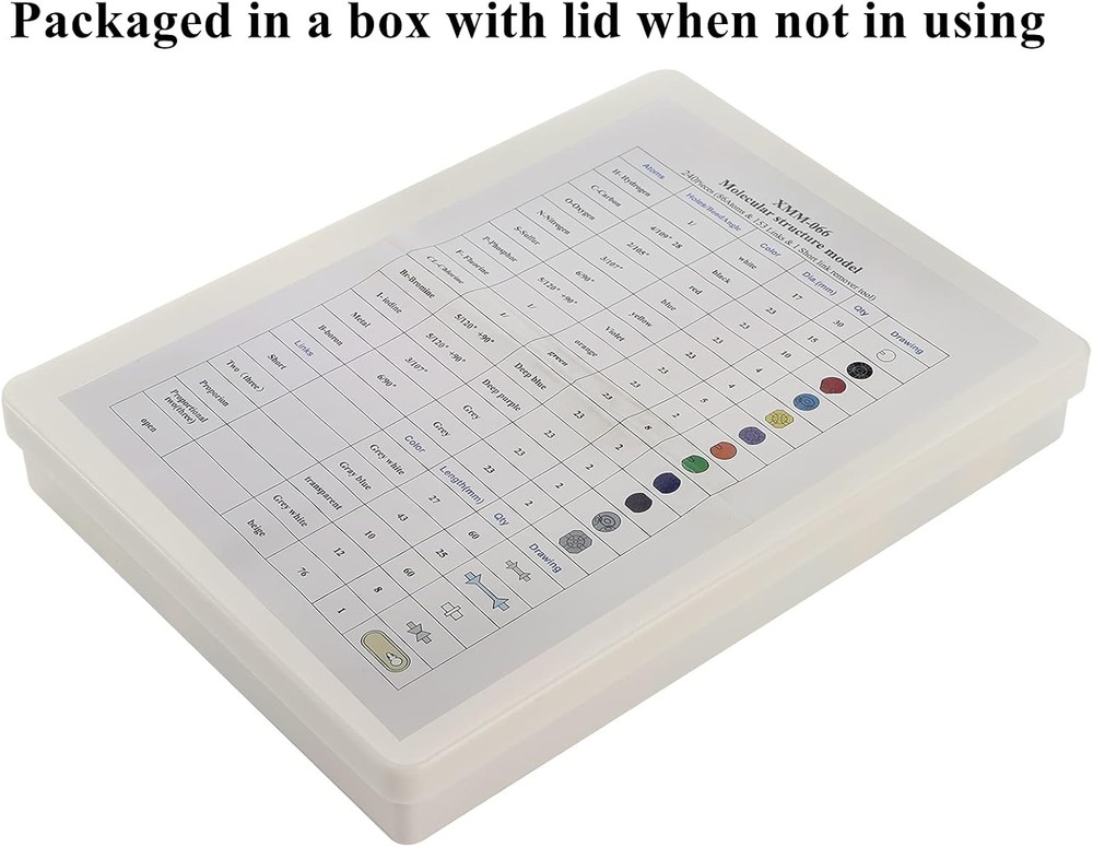 240 Piece Organic Chemistry Molecular Model Kit