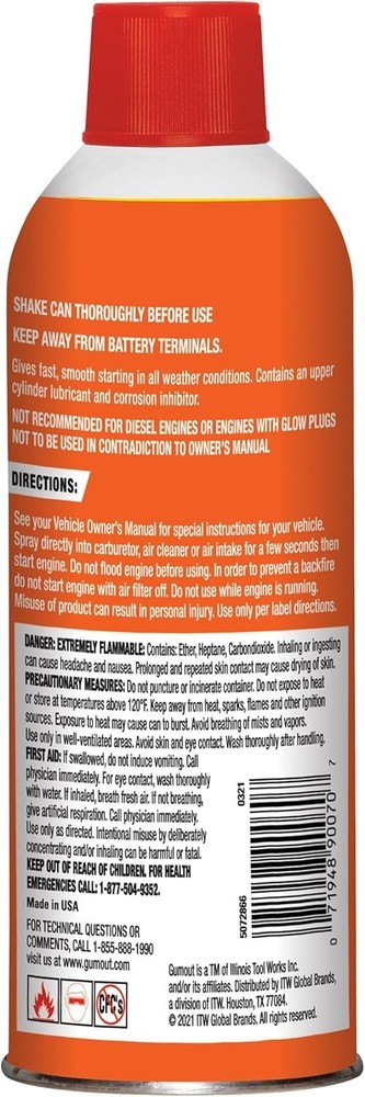 Starting Fluid 11oz - Ultimate Solution for Fast Engine Starts in All Weather