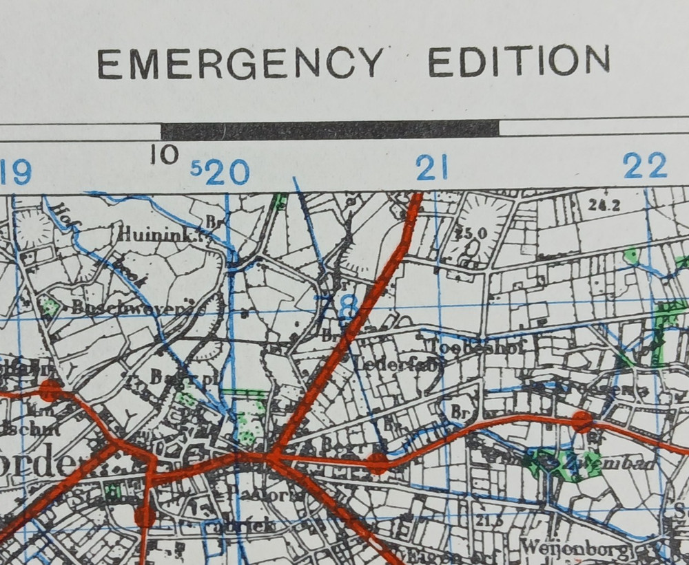 WW2 EMERGENCY EDITION map featuring REES (OPERATION PLUNDER), THE RHINE, BOCHOLT