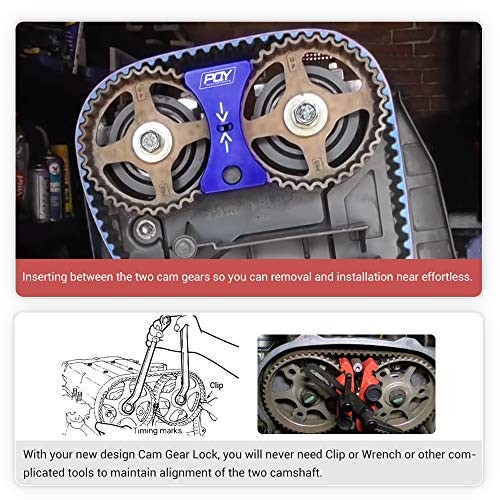 Engine Cam Gear Lock Timing Belt Installation Tool Compatible with blue