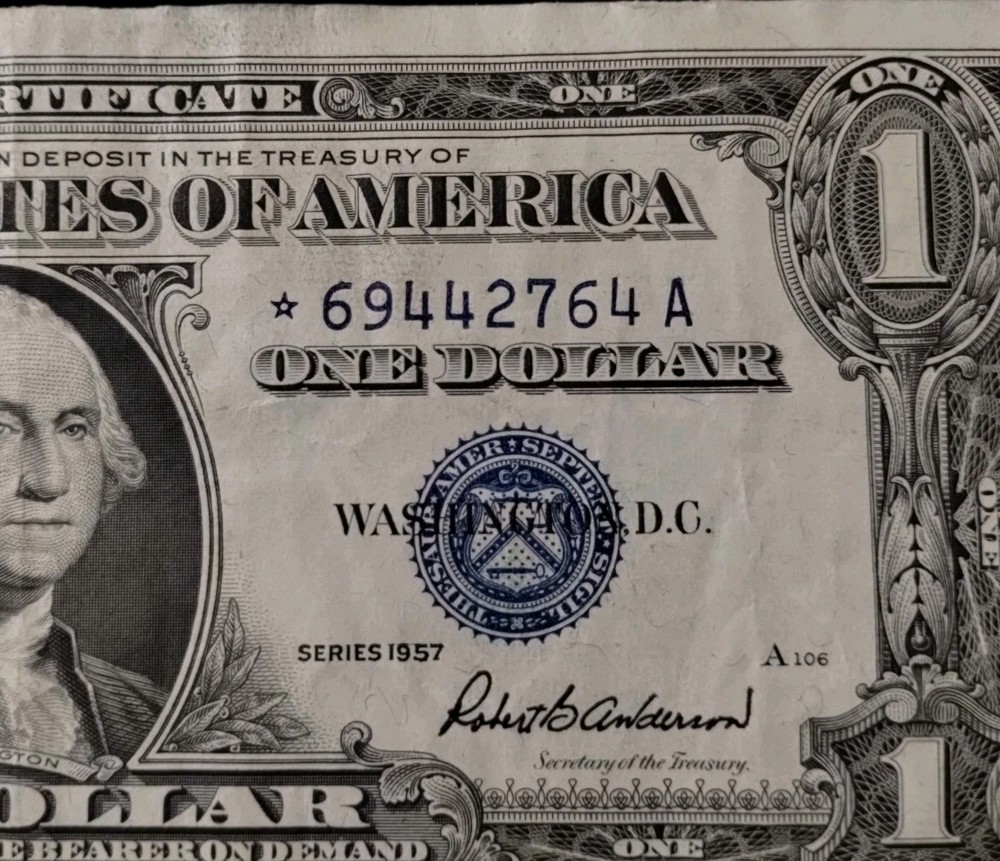 1957 $1 Star Note Silver Certificate
