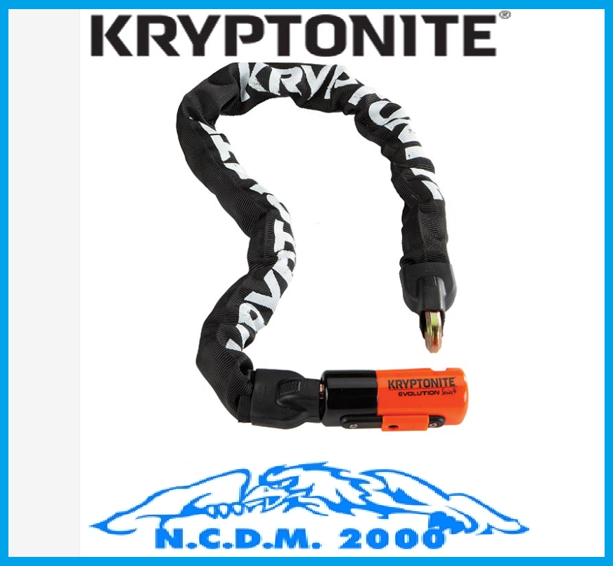 Kryptonite Chain With Integrated Kryptonite Lock Evolution 90CM 429506