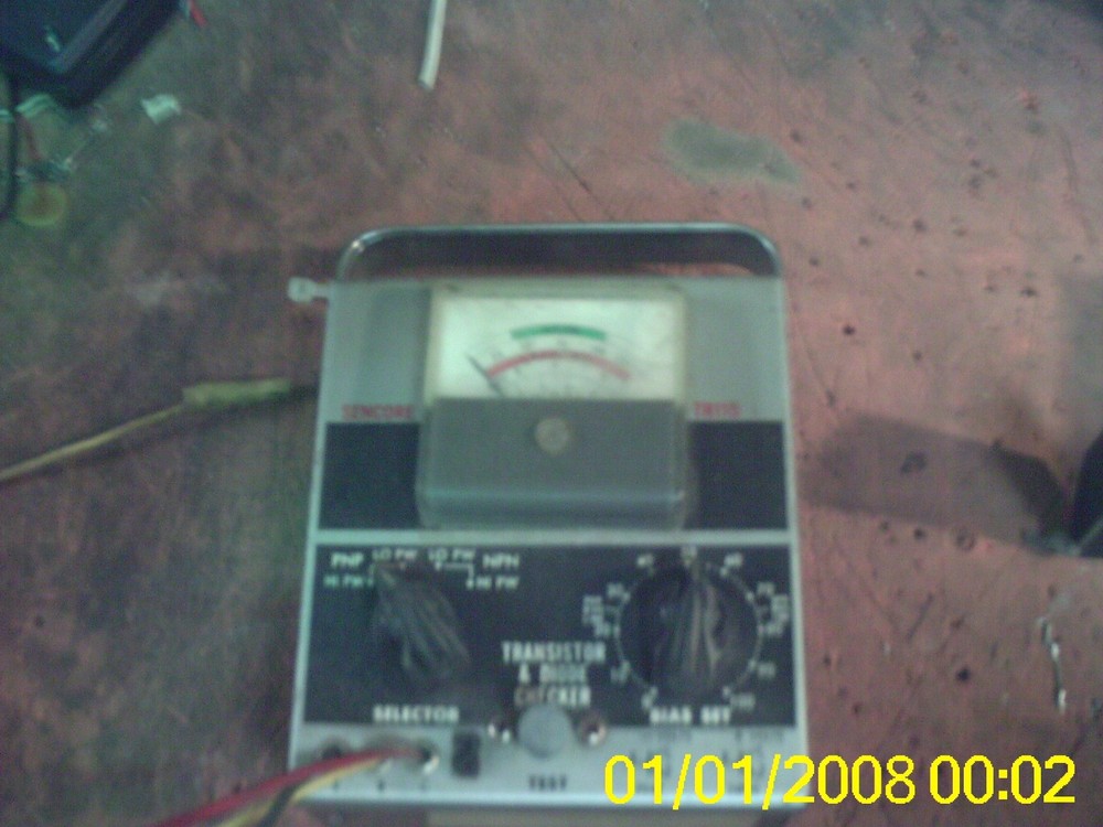 VINTAGE SENCORE TR 115 TRANSISTOR  DIODE TESTER