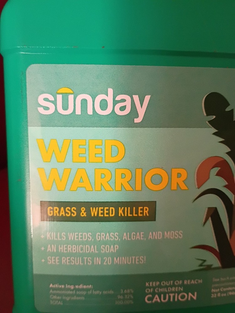 Sunday Weed Warrior Grass Algae Moss Herbicidal Soap , 32 fl oz
