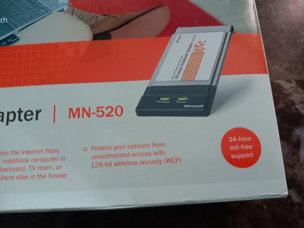 microsoft Wireless - Notebook Adapter MN-520 NEW