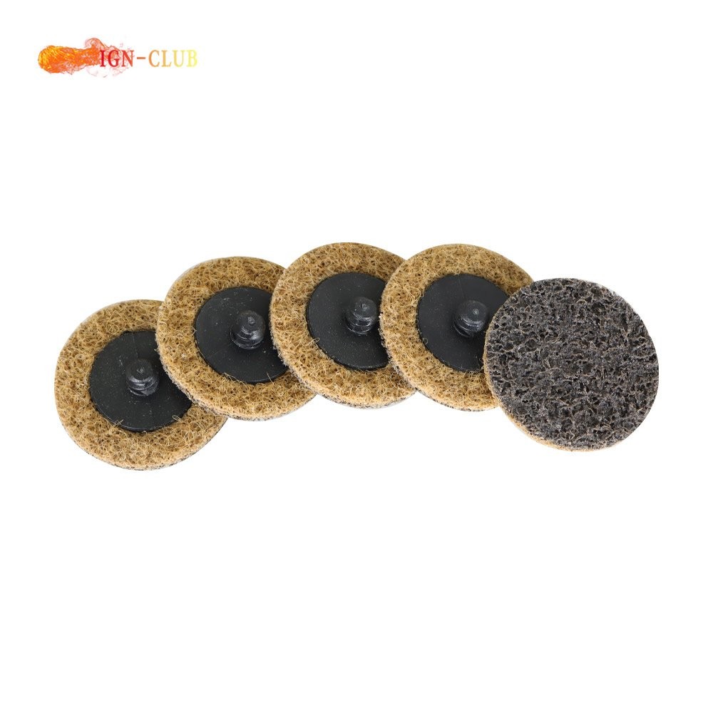 2“ 50Pcs Coarse Surface Conditioning Discs Roll Lock Die Grinder Sanding Pads