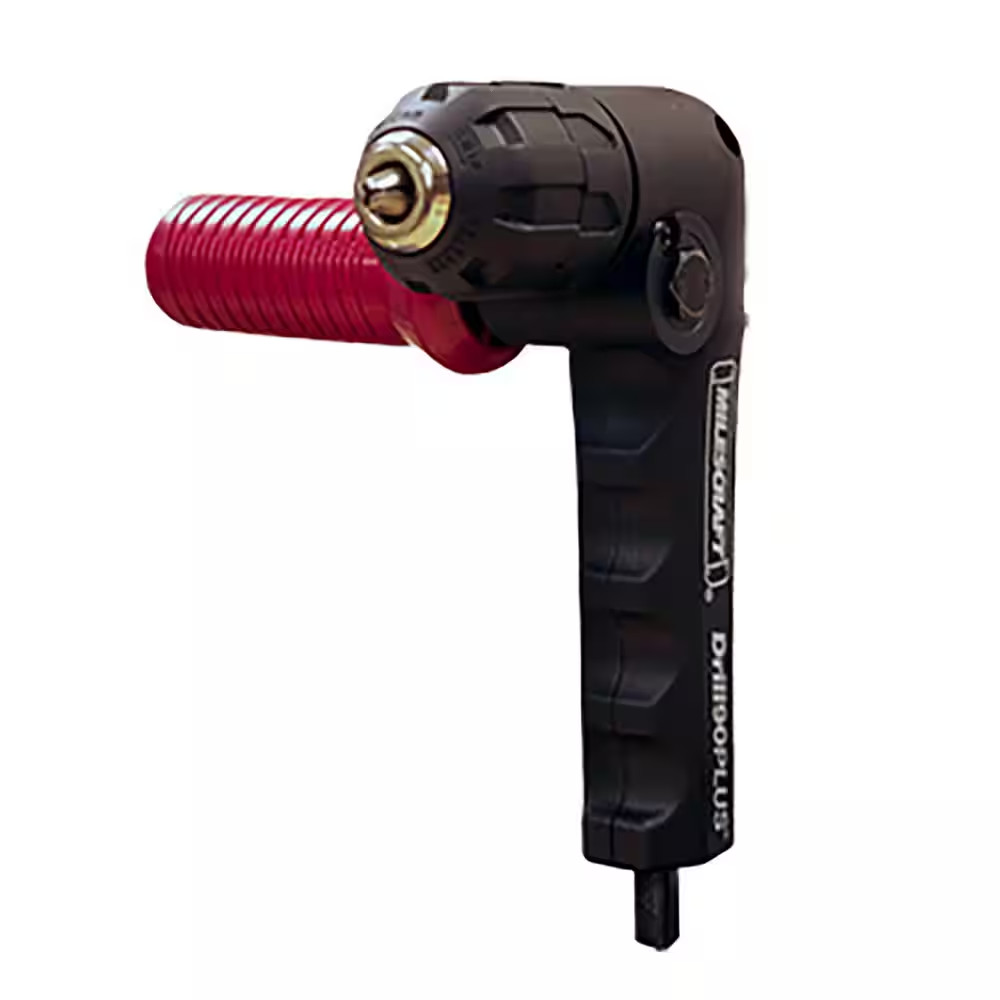 Drill90Plus Right Angle Drill Attachment with Keyless Drill Chuck