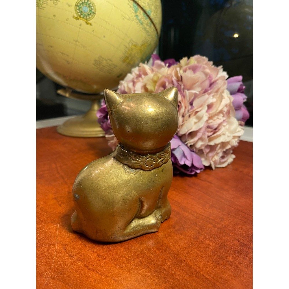 Vintage Brass Cat
