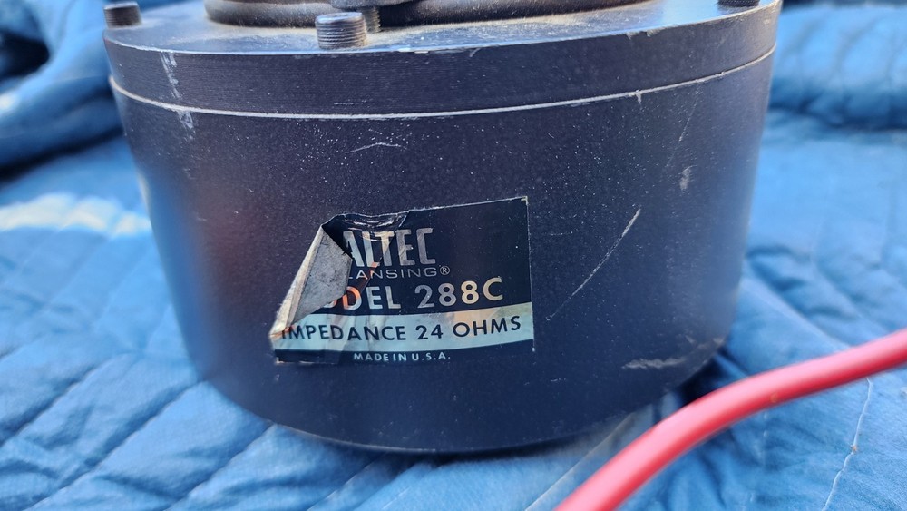 Vintage Altec Lansing 288C Compression Driver Speaker Tested Works