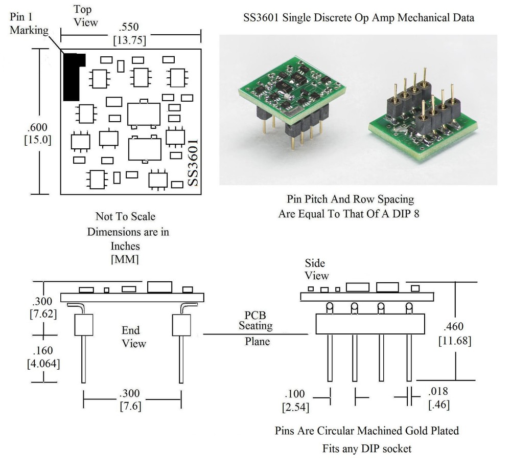 Single Discrete Audio Op Amp SS3601
