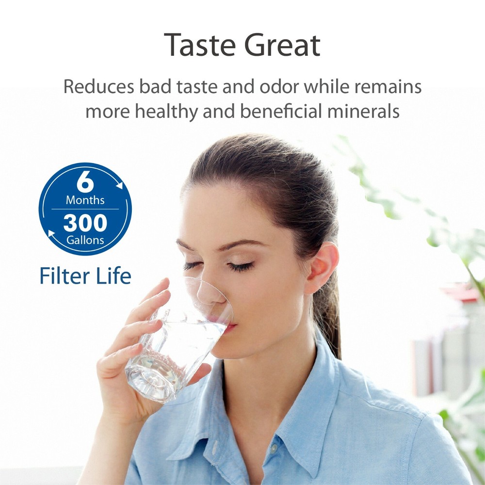 Waterdrop Water Filter, Replacement for GE® Smart Water MWF,4 Pack