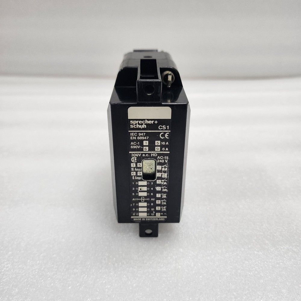 SPRECHER + SCHUH CS 1 MODULAR CONTROL RELAY