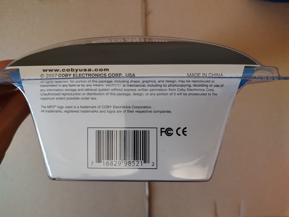 Coby Mp-cd521 Personal Mp3/CD Player Wit