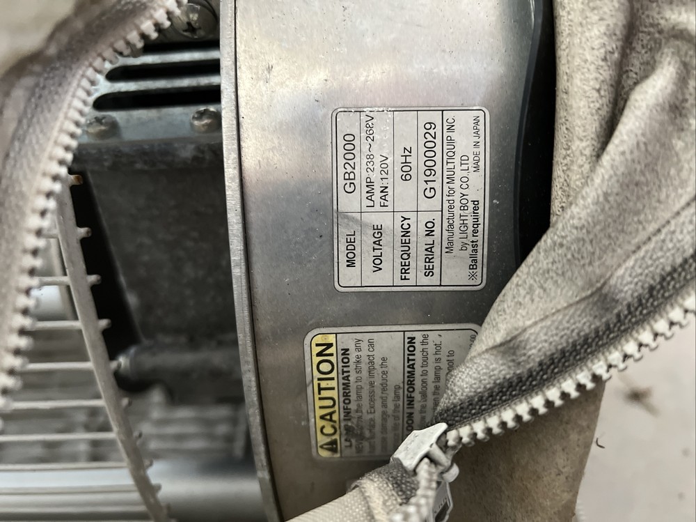 Multiquip GB2000 Light Diffuser