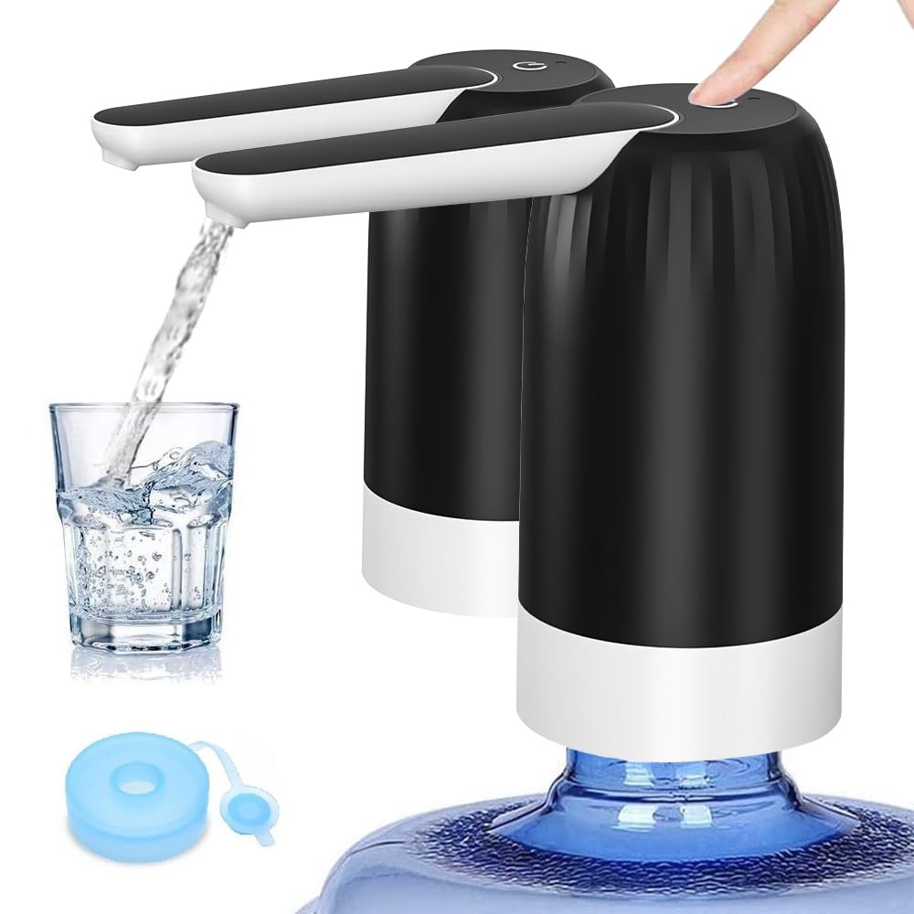 2 Pack Electric Portable 5 Gallon Water Dispenser Universal Micro USB Chargin...