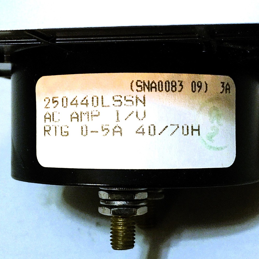 CURRENT TRANSFORMER 0~800A-C PANEL AC AMMETER 4 1/2"