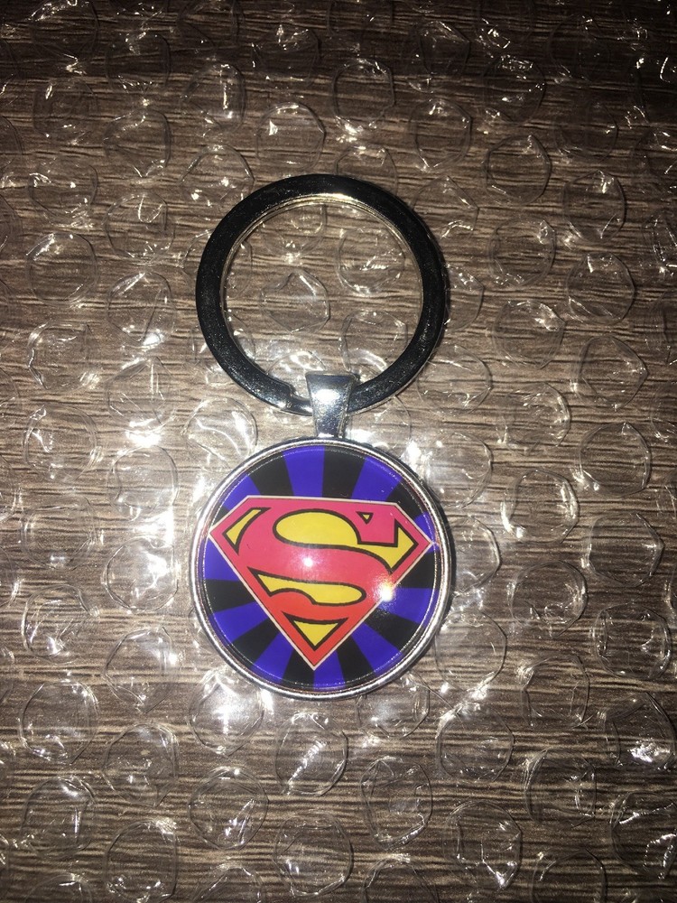 New Without Tags Superman Emblem Keychain