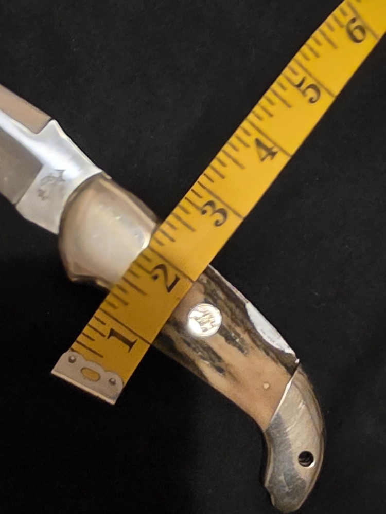 FOX And HOUND POCKET KNIFE Italy Bone Handle