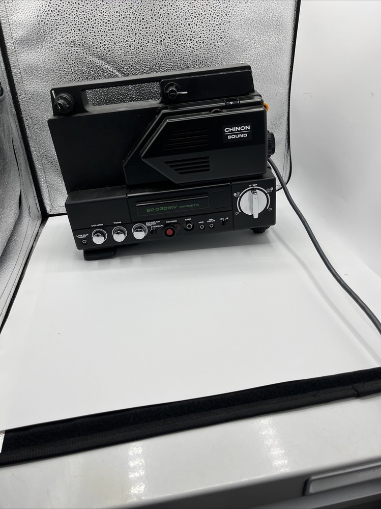 Chinon SP 350 8mm Projector  New Broken Box. No Return.