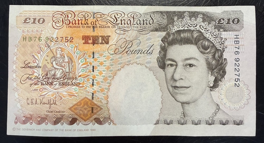 Old Ten £10 Pound Note Excellent Condition
