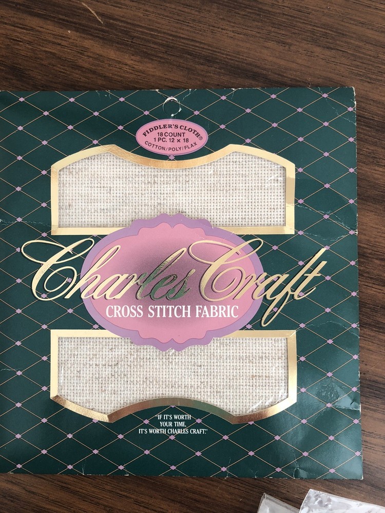 Cross Stitch Fabric Lot