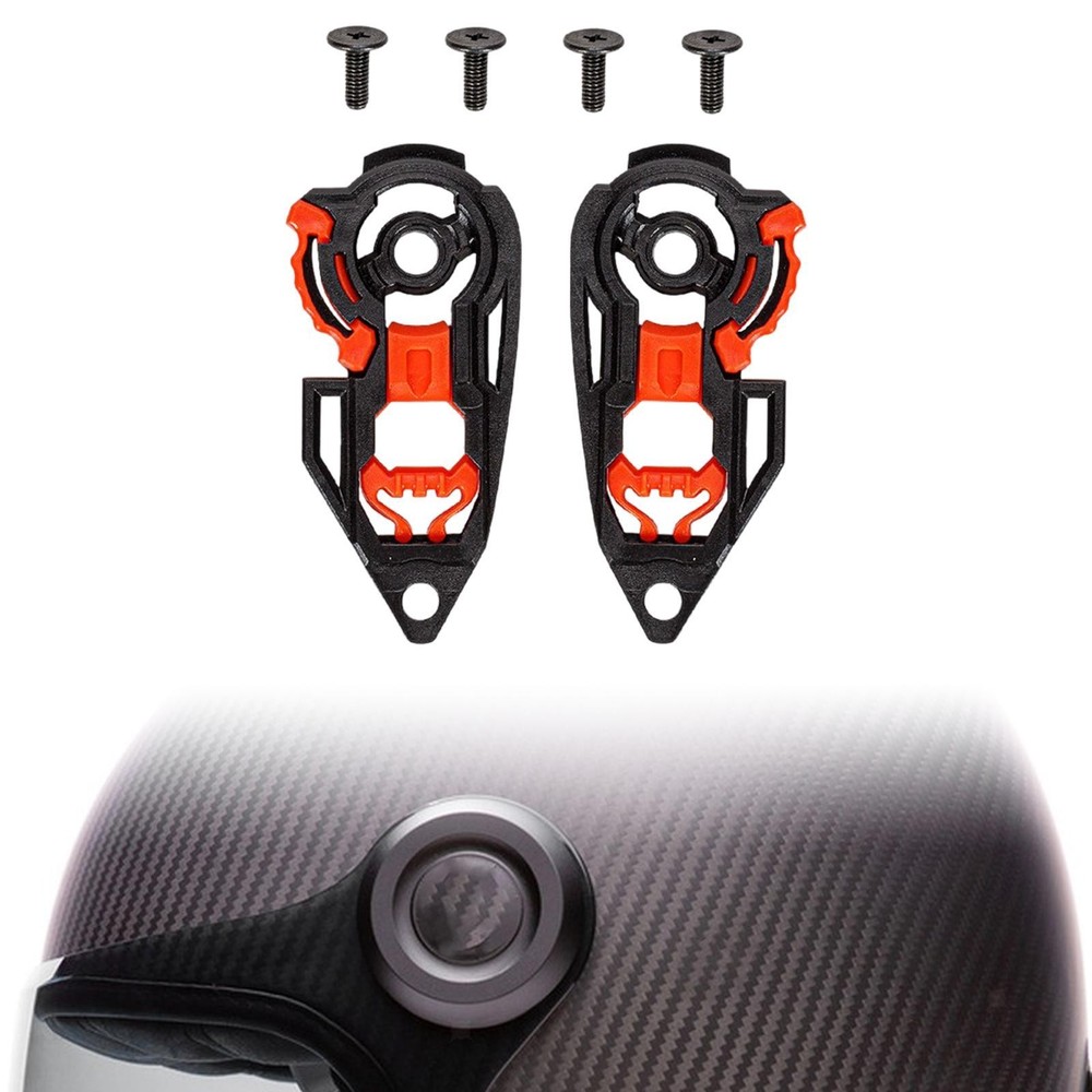 2x Helmet Visor Shield Gear Base Plate Set ,Left Right