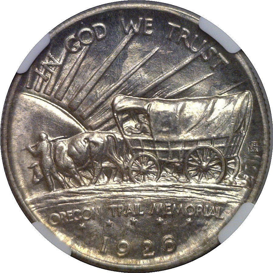 1926-S Oregon Trail Commemorative Half Dollar NGC MS-65