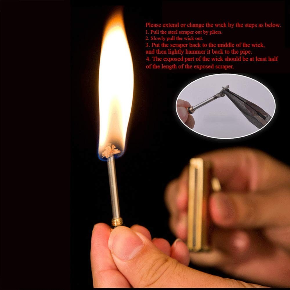BIASTNR Permanent Match Matchstick Fire Starter - 3 Pack, Medium, Black