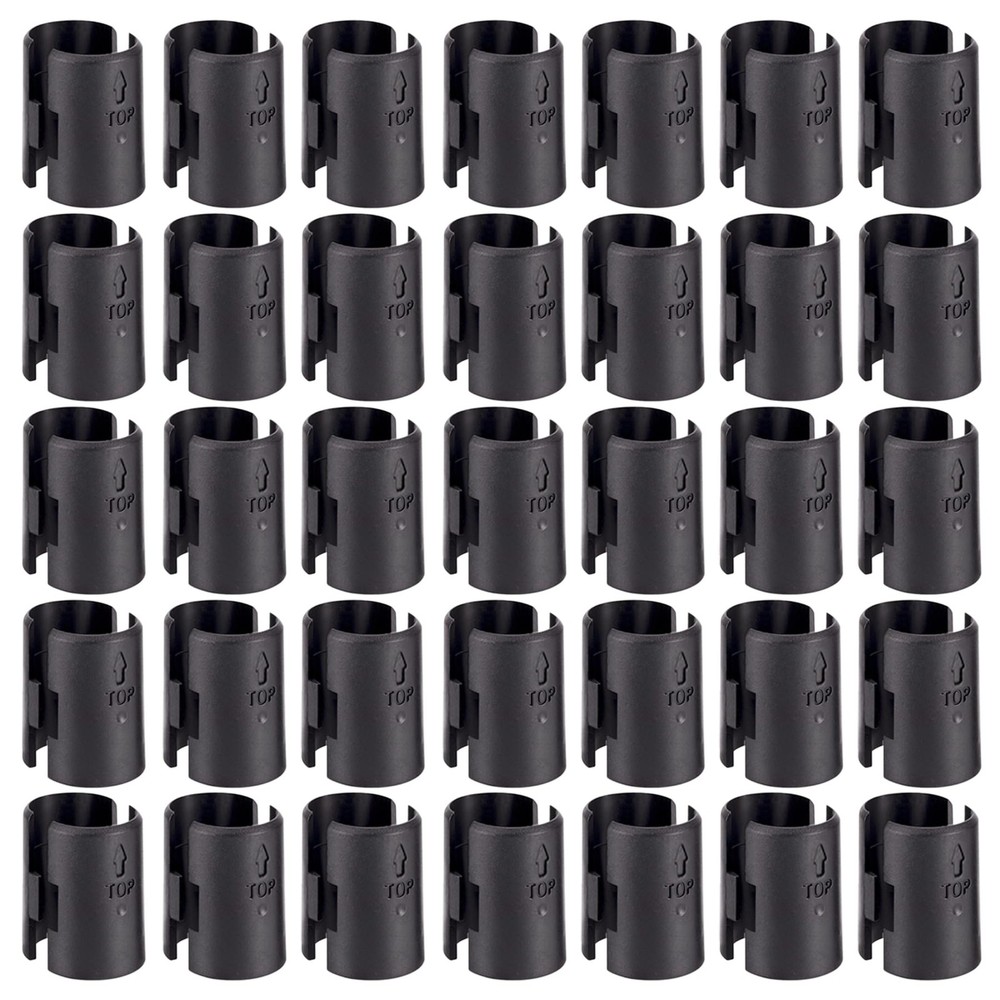 54-Pack Wire Shelf Lock Clips for 1" Post, Adjustable Wire Shelving Storage Rack