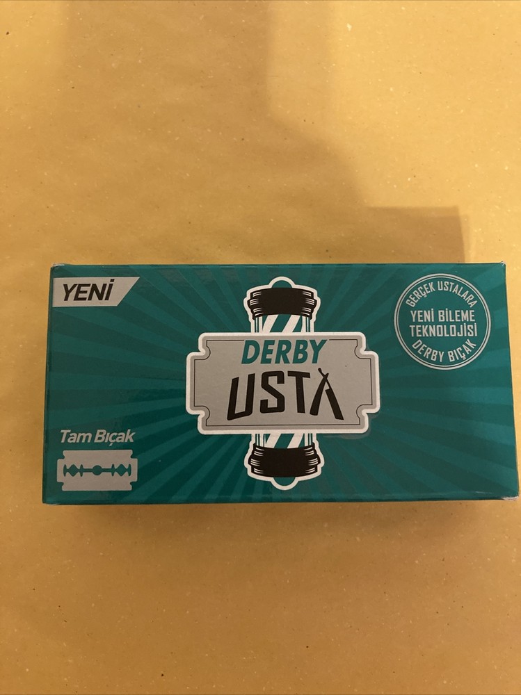 5 Double Edge Razor Blades, Derby Usta