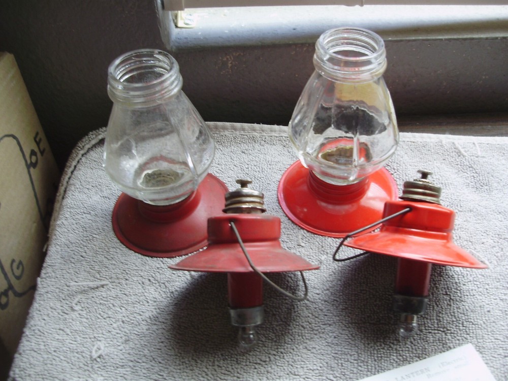 5" "STOUGH" BATTERY LANTERNS 2 EACH