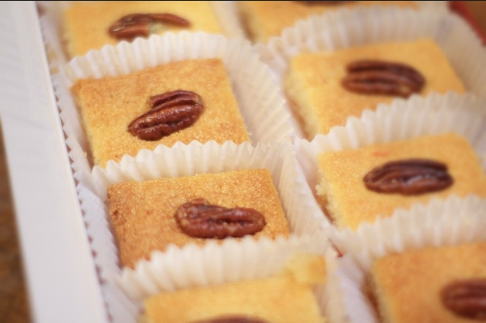 Organic Basbousa (Semolina Cake)